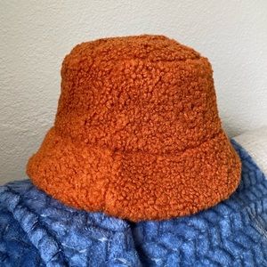 Orange Teddy Bucket Hat